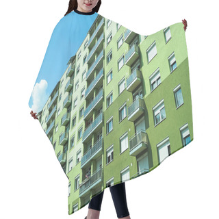 Personality  Apartment Buildings In The City Hair Cutting Cape