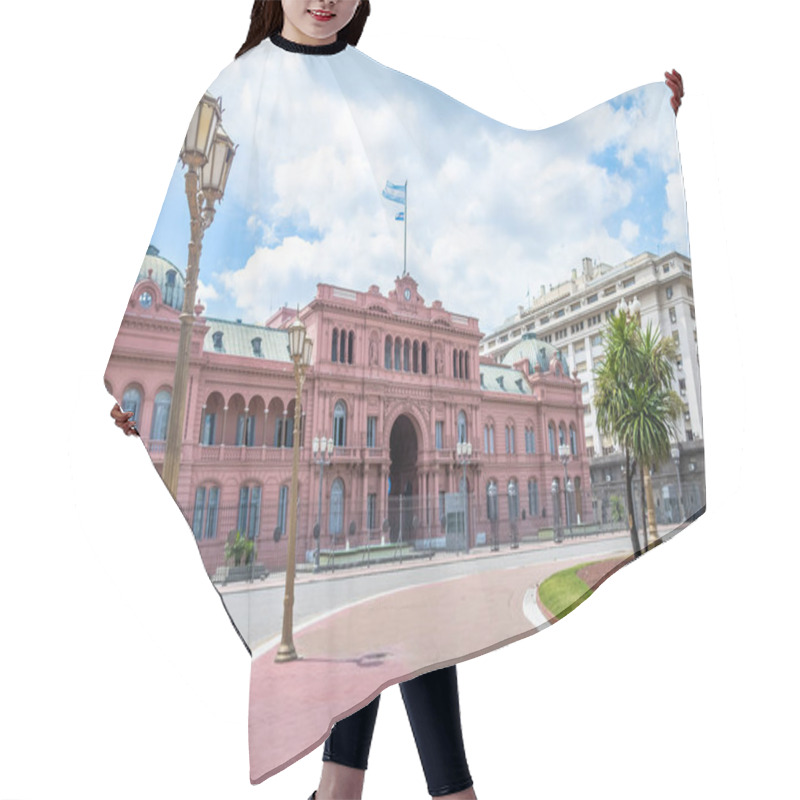 Personality  Casa Rosada (Pink House), Argentinian Presidential Palace - Buenos Aires, Argentina hair cutting cape