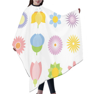 Personality  Blooming Summer Flowers Hair Cutting Cape
