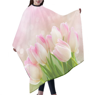 Personality  Spring Tulips Hair Cutting Cape