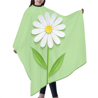 Personality  Background With 3d Chamomile Hair Cutting Cape
