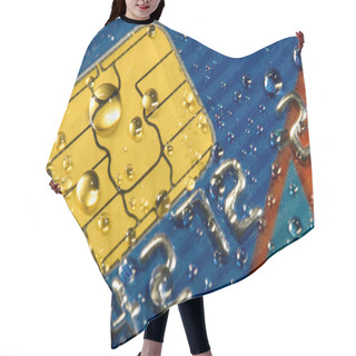 Personality  Bank Card Hair Cutting Cape