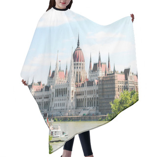 Personality  Hungarian Parliament, Budapest On Summer Hair Cutting Cape