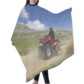 Personality  Relax And Ride Quad Wheels Hair Cutting Cape