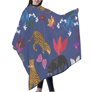 Personality  Fantasy Summer Jungle.  Hair Cutting Cape