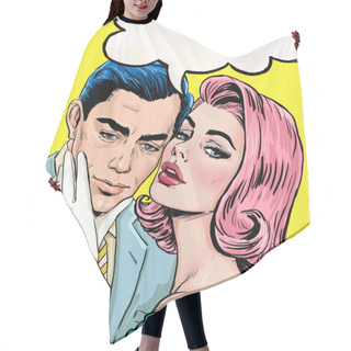 Personality  Love Couple.Pop Art Couple.Pop Art Love. Valentines Day Postcard. Hollywood Movie Scene. Love Pop Art Illustration Pop Art Love. Valentines Day Postcard. Real Love. Movie Poster. Comic Book Love. Hair Cutting Cape