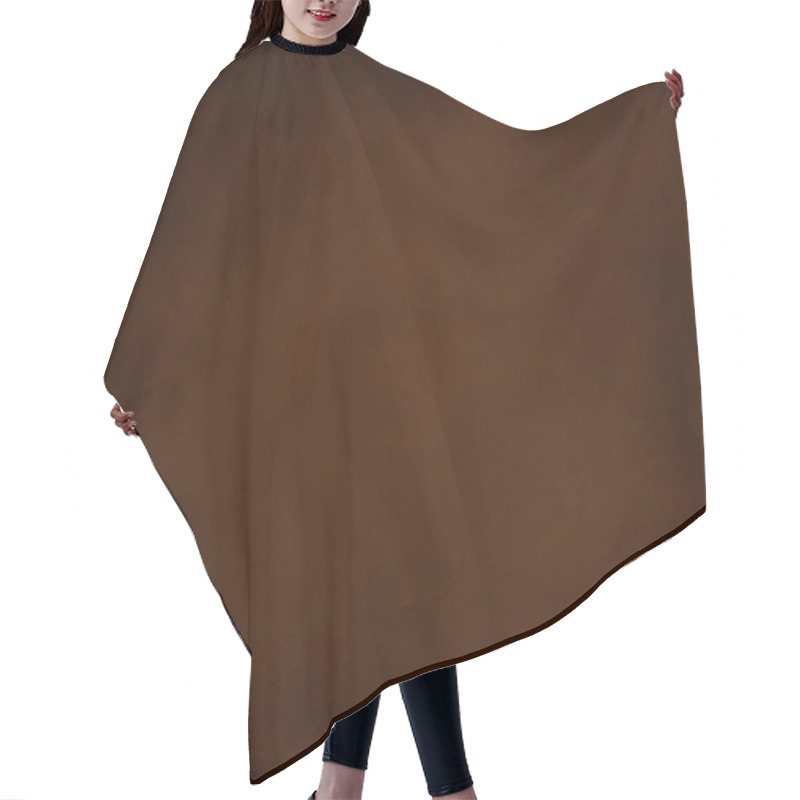 Personality  abstract brown background paper or white background wall design  hair cutting cape