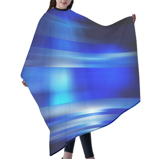 Personality  Blue Electric Light Background Hair Cutting Cape
