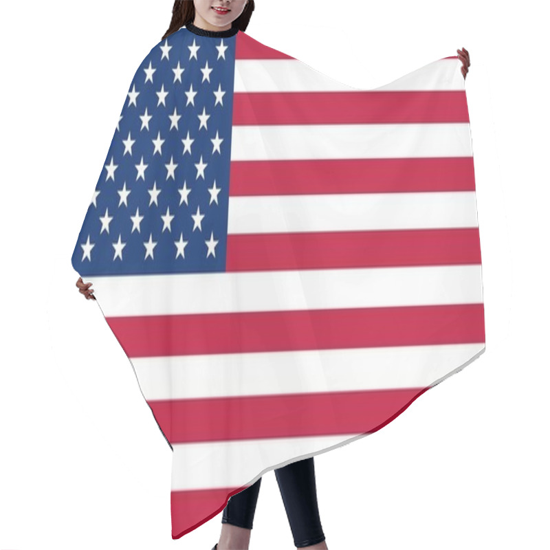 Personality  USA Flag Standard hair cutting cape