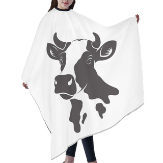 Personality  Vector Of Cow Head Design On White Background, Farm Animal, Vector Illustration. Easy Editable Layered Vector Illustration. Hair Cutting Cape