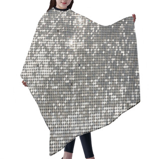 Personality  Silver Background Mosaic With Light Spots And Stars Hair Cutting Cape