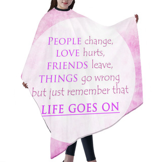 Personality  Inspirational And Motivational Quote. Effects Poster, Frame, Col Hair Cutting Cape