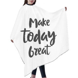 Personality  Hand Drawn Lettering Poster Hair Cutting Cape