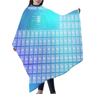 Personality  Periodic Table Of The Elements Hair Cutting Cape