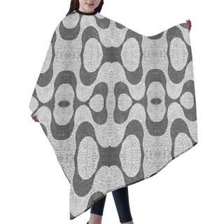 Personality  Portuguese Stone Pattern Hair Cutting Cape