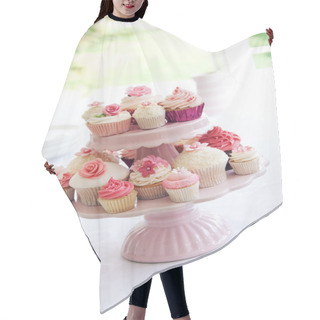 Personality  Cupcake Stand Hair Cutting Cape