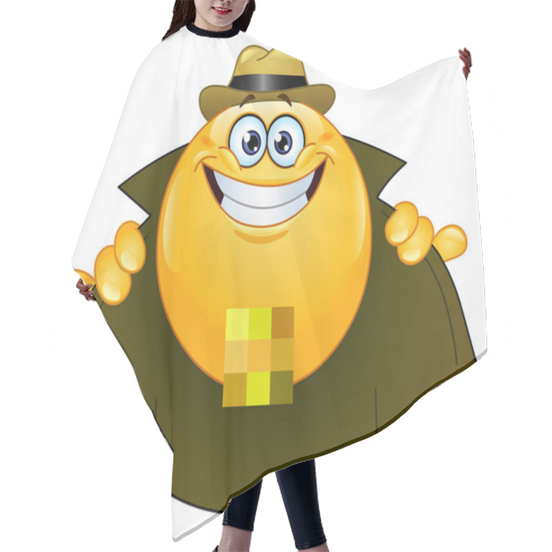 Personality  Flasher Emoticon Hair Cutting Cape