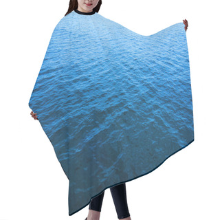 Personality  Blue Sea Water Surface Hair Cutting Cape