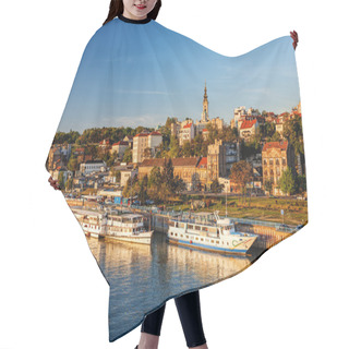 Personality  Belgrade From River Sava Hair Cutting Cape