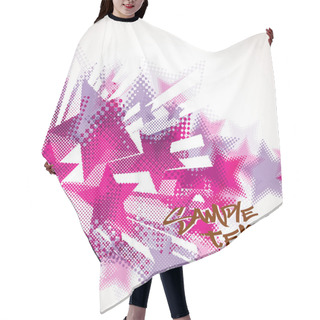 Personality  Halftone Stars Hair Cutting Cape