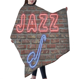 Personality  Jazz Neon Sign. Hair Cutting Cape