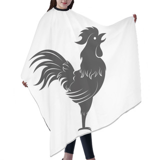 Personality  Vector Image Of An Cock On White Background Hair Cutting Cape
