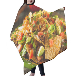 Personality  Loaded Beef And Cheese Nachos Hair Cutting Cape