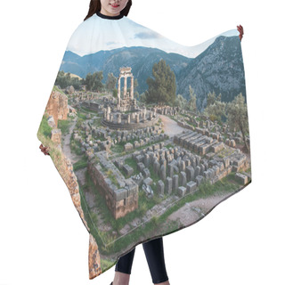 Personality  Ruins Of Ancient Greek Temple Of Apollo Hair Cutting Cape
