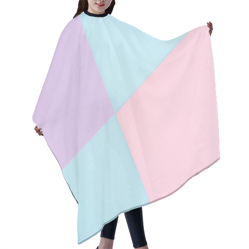 Personality  Abstract Pastel Colors Geometrical Background Hair Cutting Cape