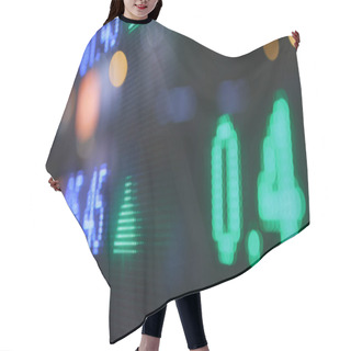 Personality  Stock Market Data Display  Hair Cutting Cape
