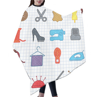 Personality  Sewing Hair Cutting Cape