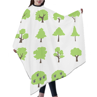 Personality  Tree Icon Hair Cutting Cape