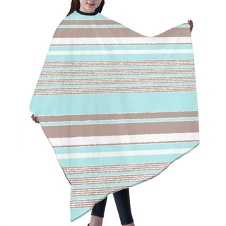 Personality  Striped Textured Pattern Hair Cutting Cape