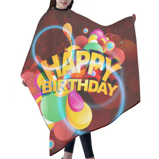 Personality  Birthday Background Hair Cutting Cape