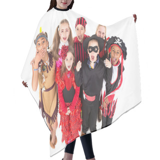 Personality  Kids In Halloween Costumes Hair Cutting Cape