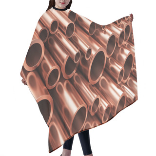 Personality  Copper Pipes Hair Cutting Cape