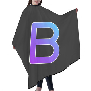 Personality  Beta Blue Gradient Vector Icon Hair Cutting Cape