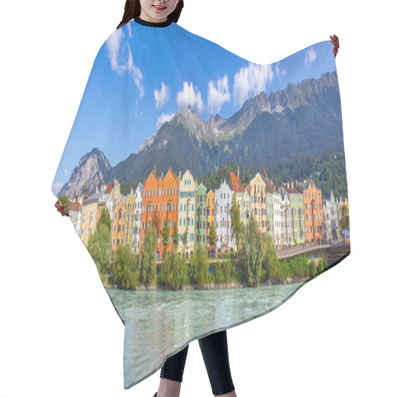 Personality  View Of The Colorful Buildings In Innsbruck, Austria Hair Cutting Cape