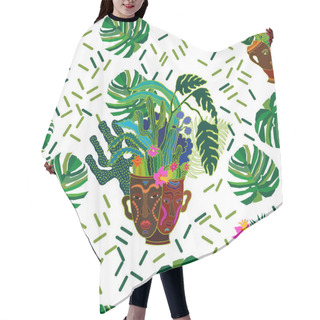 Personality  Tropical Magic Forest. Hair Cutting Cape