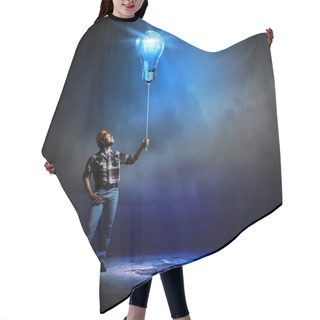 Personality  Construction Concept Hair Cutting Cape