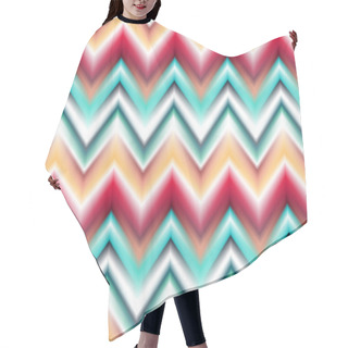 Personality  Vector Seamless Ikat Ethnic Pattern Hair Cutting Cape