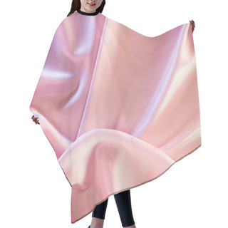 Personality  Beige And Pink Decorative Silk Fabric Background Hair Cutting Cape