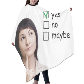 Personality  Trying To Make A Decision Hair Cutting Cape