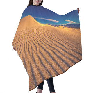 Personality  This Is A Photograph Of Death Valley National Park With Sand Dune Textures Hair Cutting Cape