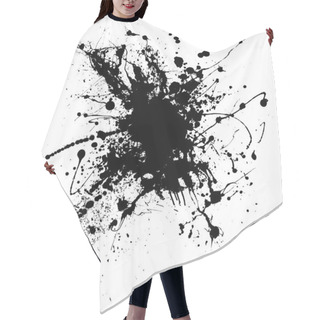 Personality  Ink Splatter One Hair Cutting Cape