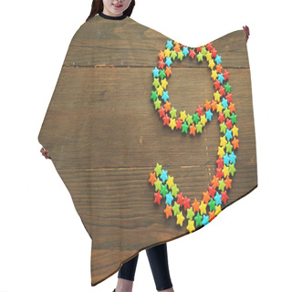 Personality  Candy Number Nine Hair Cutting Cape