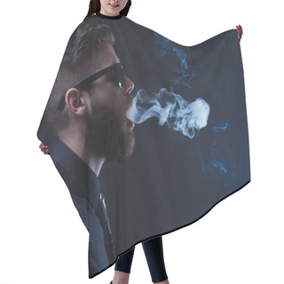 Personality  Hipster Smoker Hair Cutting Cape