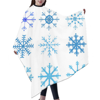 Personality  Snowflake Hair Cutting Cape