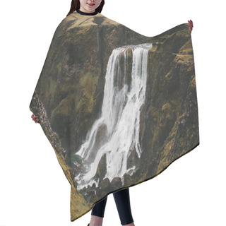 Personality  Waterfall And Rocks Hair Cutting Cape