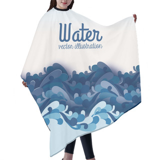 Personality  Water Hair Cutting Cape